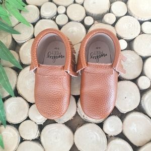NWOT Monkey Feet Leather Slip-on Moccasin Shoes